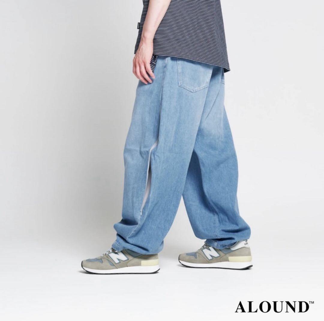 ALOUND VENTILATION BLEACH DENIM アラウンド - パンツアウトレット