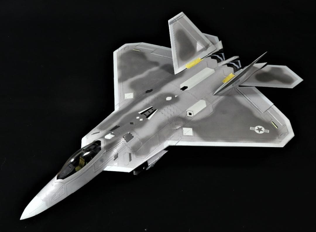 ハセガワ 1/48スケール F-22 ラプター 完成品ハセガワ 1/48 F22