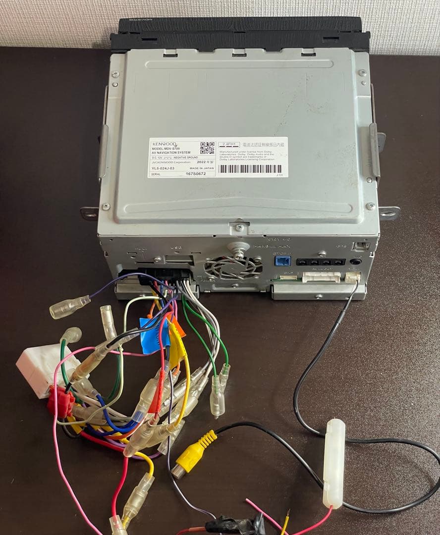 KENWOOD ケンウッド メモリーナビ MDV-S709 2022年製