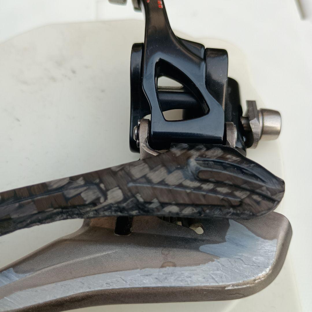 カンパニョーロ　レコード カーボンファイバー フロントディレイラー 75g