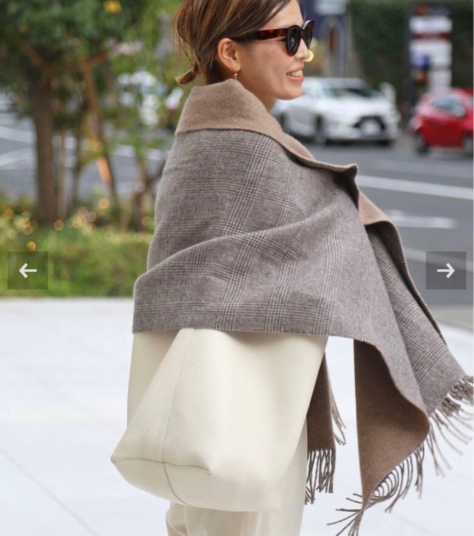 THROW/スロー】 DOUBLE FACE GLEN チェック ストール