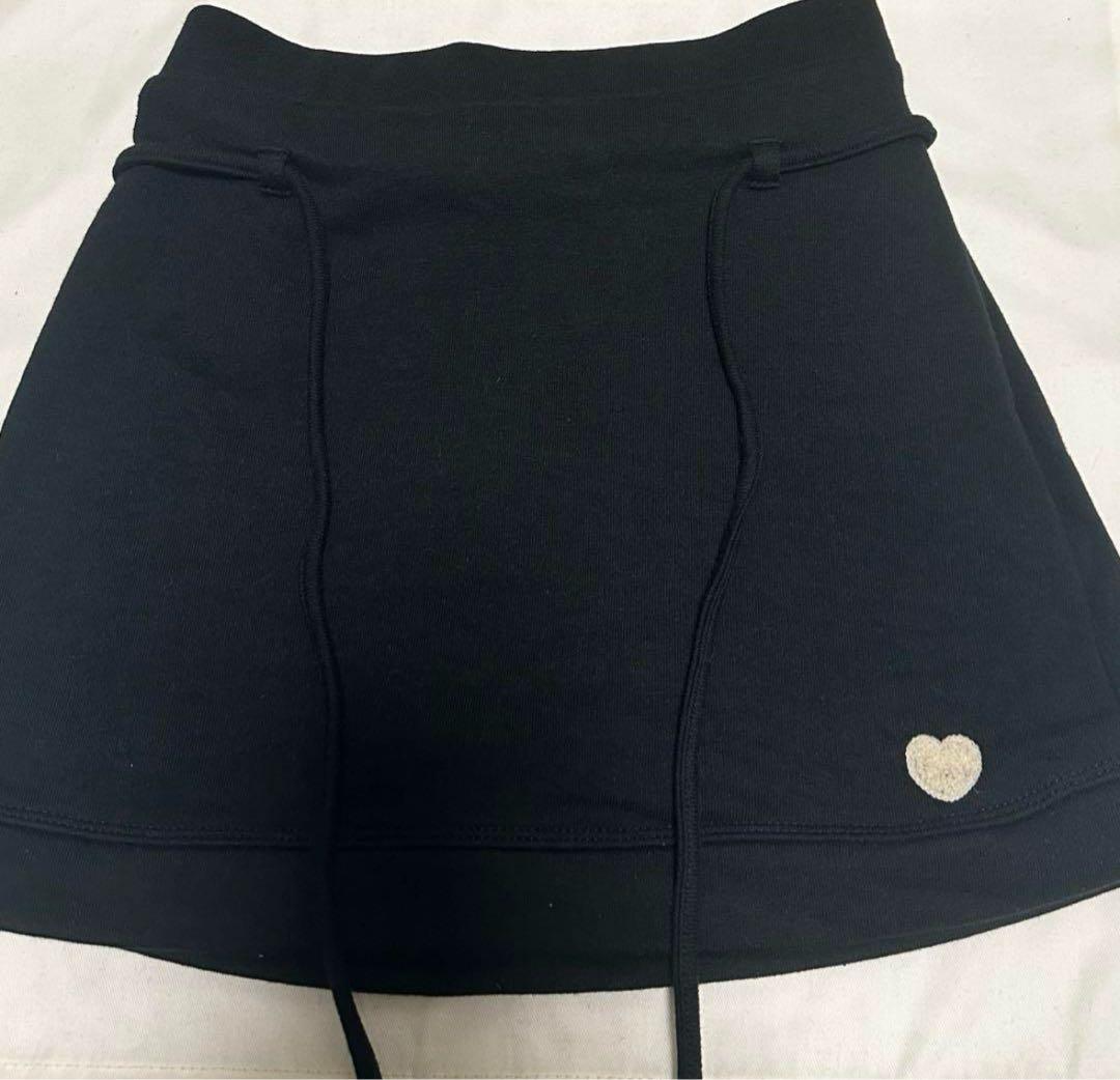 Mary heart skirt andmary 新品未使用タグ付き ブラック - メルカリ