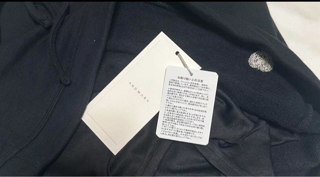 Mary heart skirt andmary 新品未使用タグ付き ブラック - メルカリ