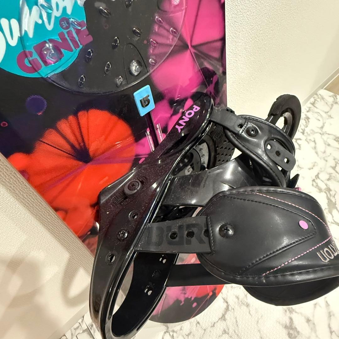 BURTON スノーボード 2点セット GENIE フラットトップ フリーラン