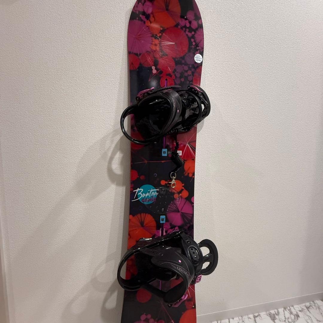 BURTON スノーボード 2点セット GENIE フラットトップ フリーラン