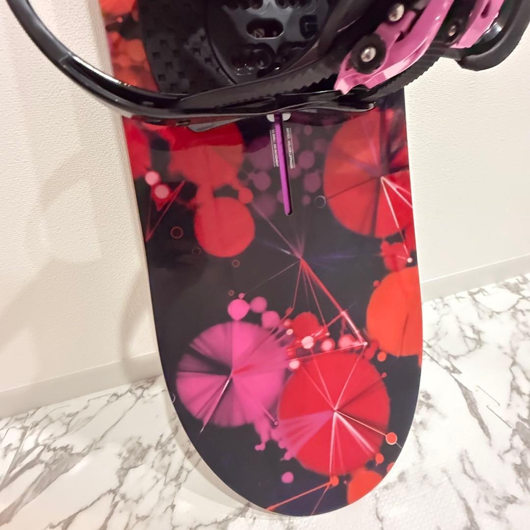 BURTON スノーボード 2点セット GENIE フラットトップ フリーラン