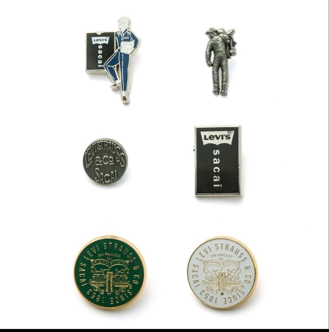 sacai x LEVI'S Pins #1-#6 