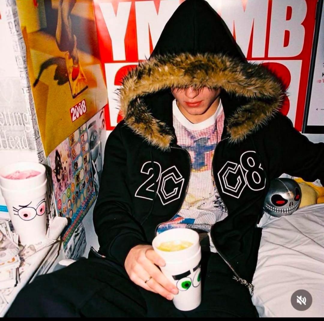 さいやすね fuckthisindustry ファー パーカー fti - メルカリ