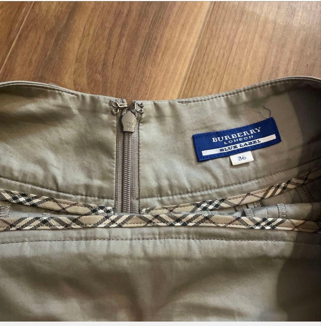 BURBERRY ブルーラベル プリーツスカート キュロット - メルカリ