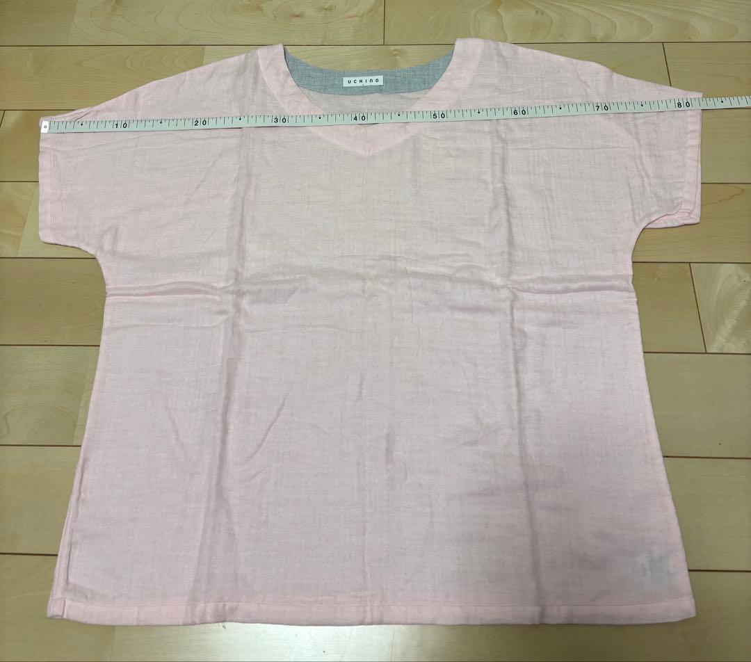 ⭐︎新品⭐︎未使用品⭐︎UCHINOマシュマロガーゼ　パジャマ半袖　Ｌサイズ