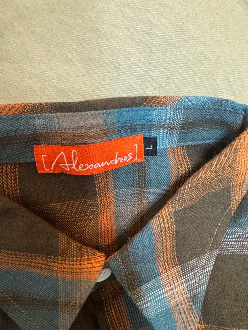 THISFES25 Lサイズ チェック柄ネルシャツ - メルカリ