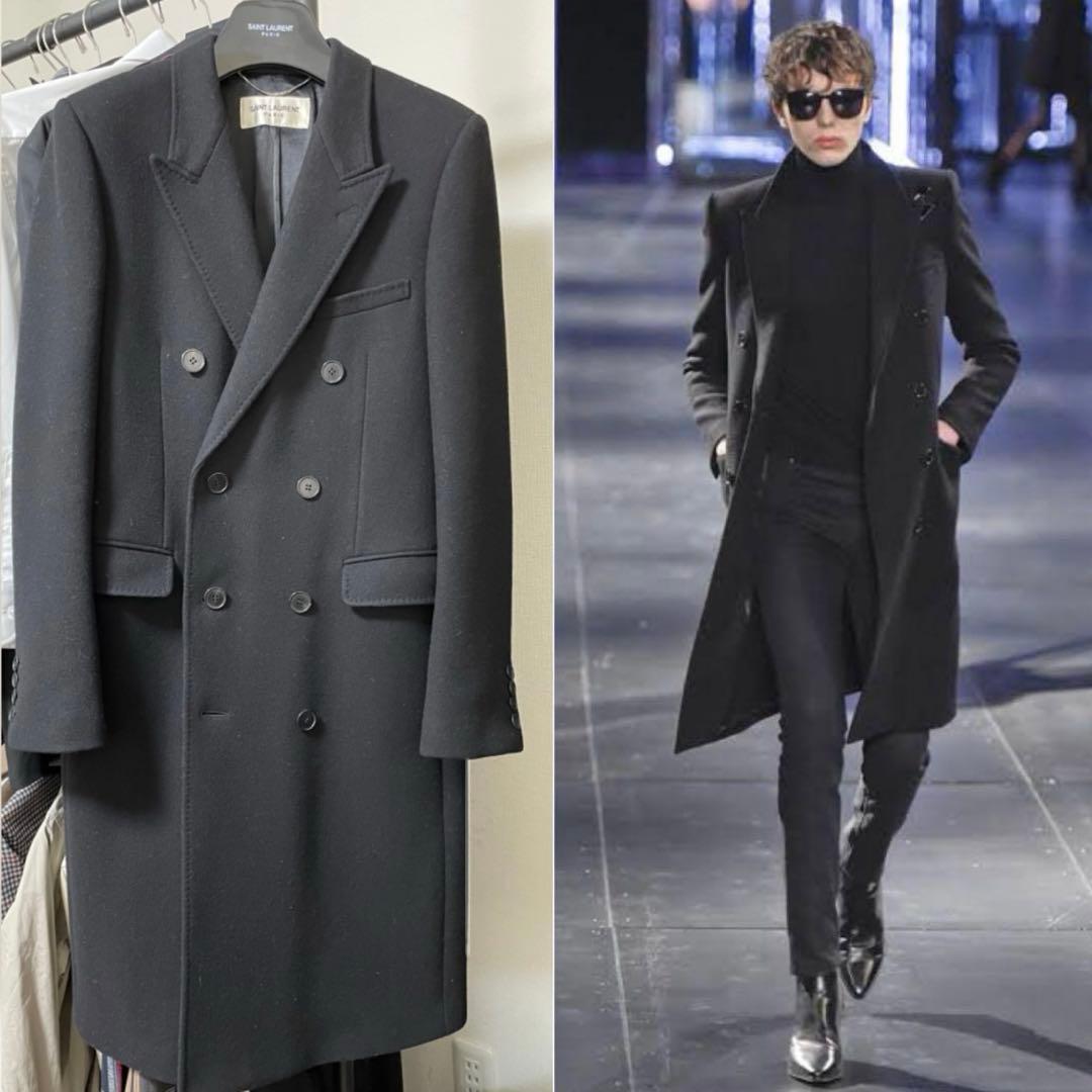 サンローランパリ2015AWチェスターコート - メルカリ