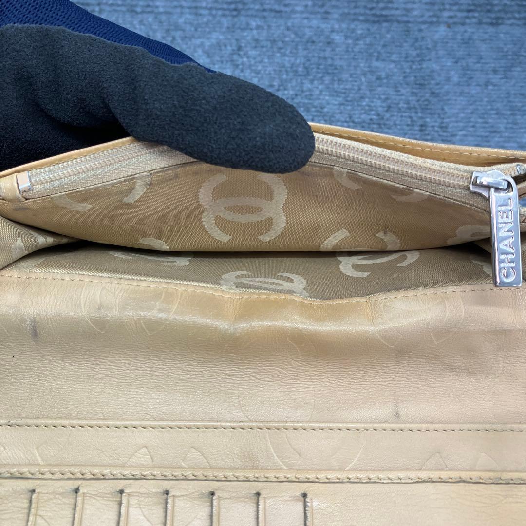 CHANEL　シャネル　長財布　カンボンライン　マトラッセ　5585