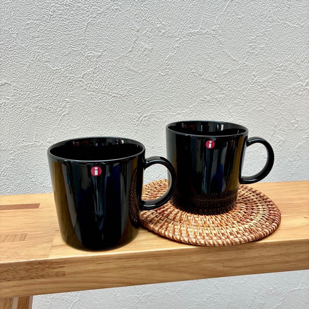 イッタラ ティーマ ブラック マグ 2個セット 廃盤カラー - メルカリ
