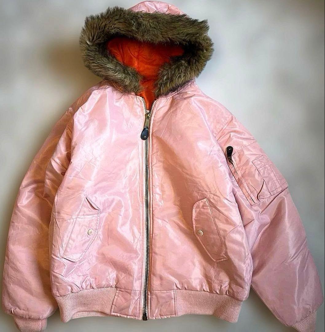 DELF U.S.A archive ピンクN-2B flight jacket