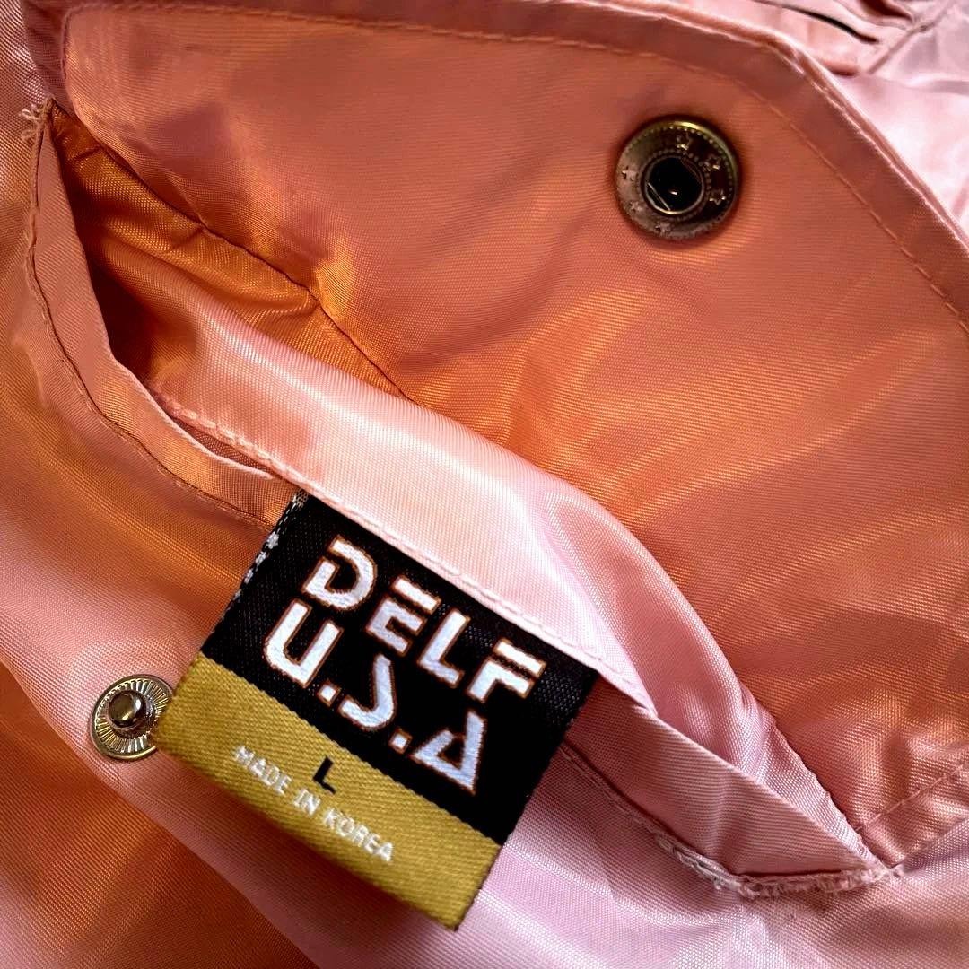 DELF U.S.A archive ピンクN-2B flight jacket