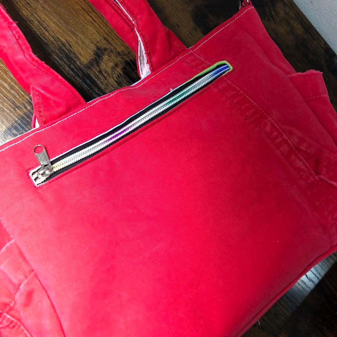 サイドポケットトートバッグ