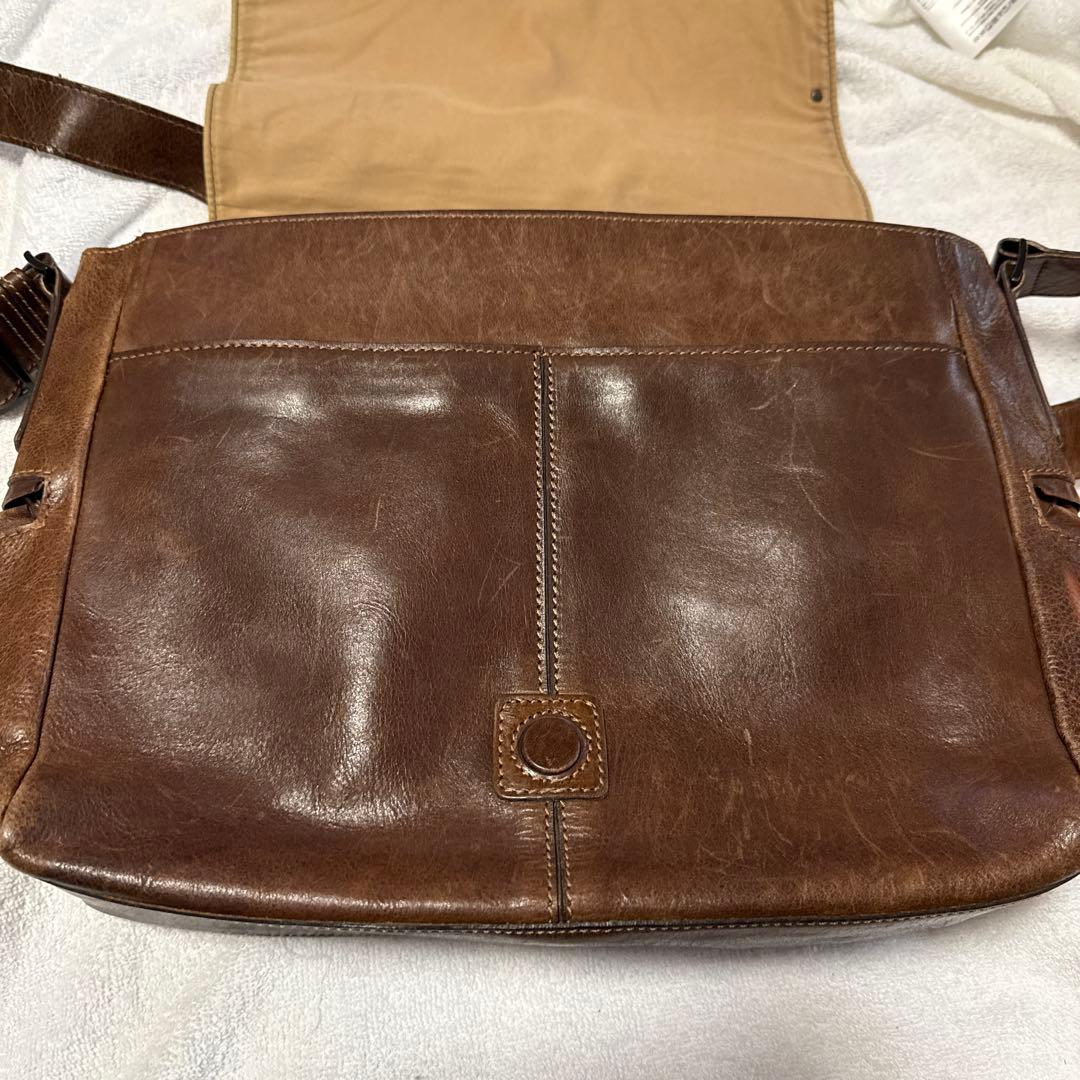 土屋鞄 メッセンジャーバッグ ショルダー ブラウン系