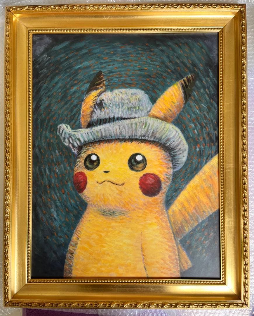 ゴッホピカチュウ キャンバス Mサイズ - メルカリ