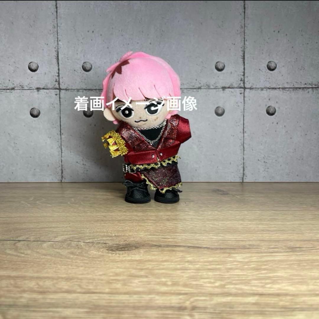 すのチルぬいサイズぬい服セット　さっくん衣装　ボルドー②