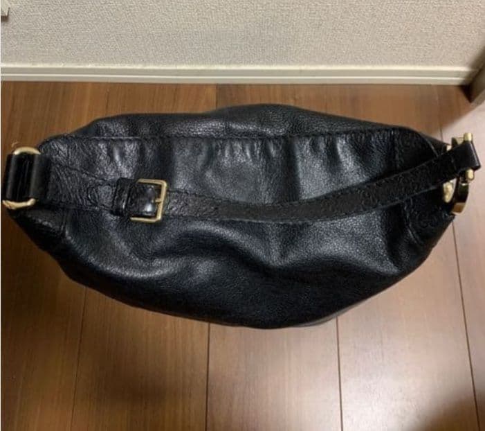 ☆GUCCI☆ブラックレザー.ワンショルダーバッグ☆