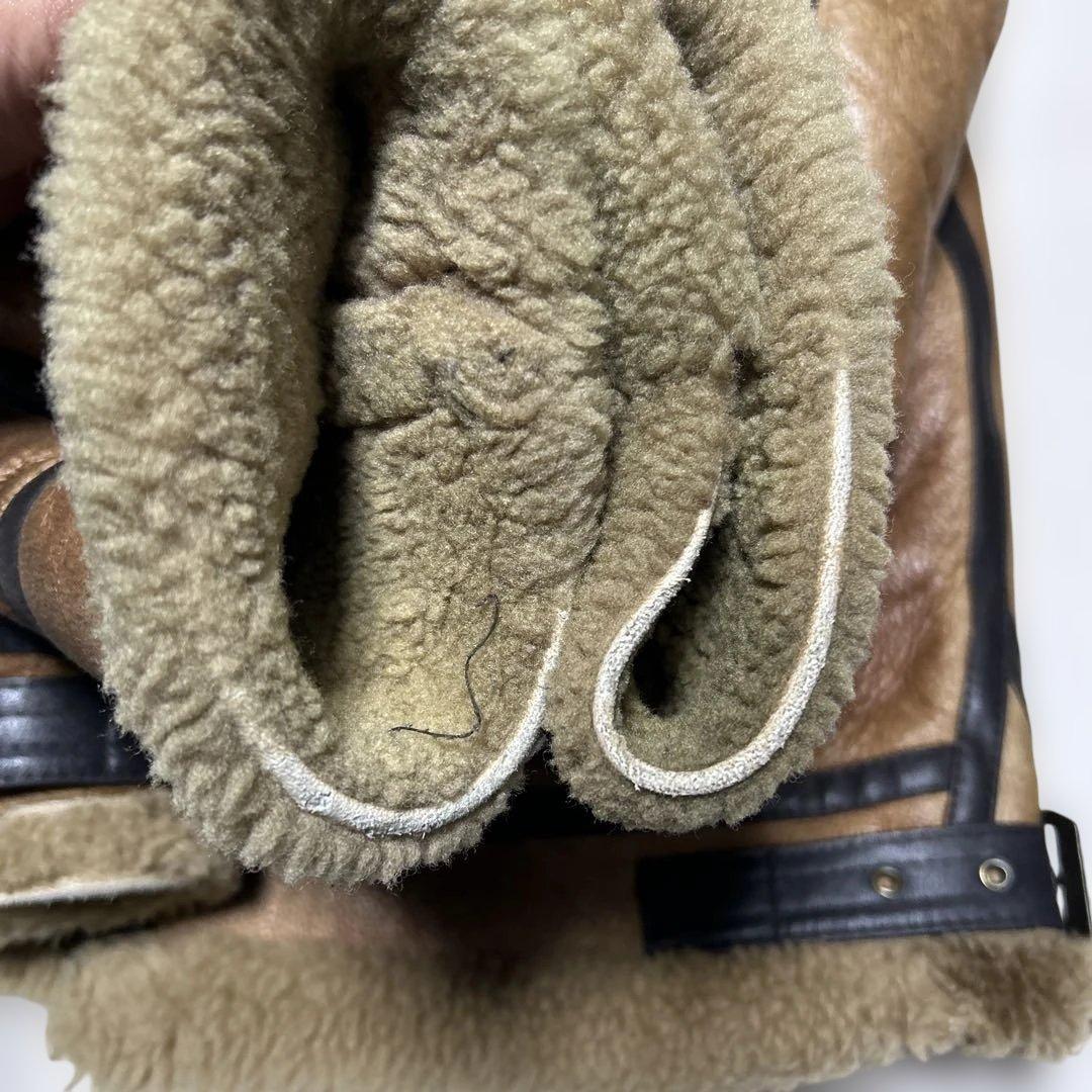 ムートン　羊毛　B-3 フライトジャケット　XXL