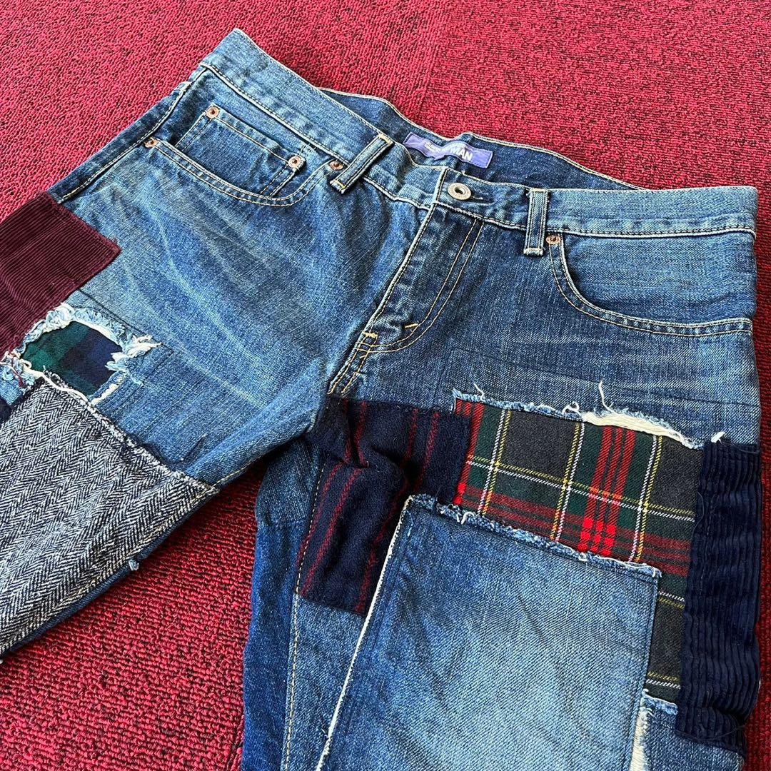 コムデギャルソン ジュンヤワタナベマン パッチワークデニム - メルカリ