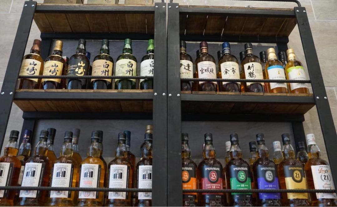 ウイスキーラック　上段バー無しタイプ　特大ウィスキーラック　飾り棚