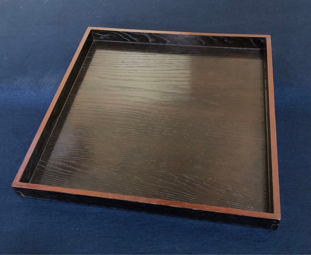 《R》明治時代 四方膳 折敷膳10客 会席膳 木箱　260109き2