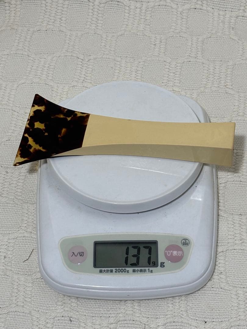 ✨中古品✨三味線 撥 バチ 本鼈甲？ べっ甲？ 13号　箱付き