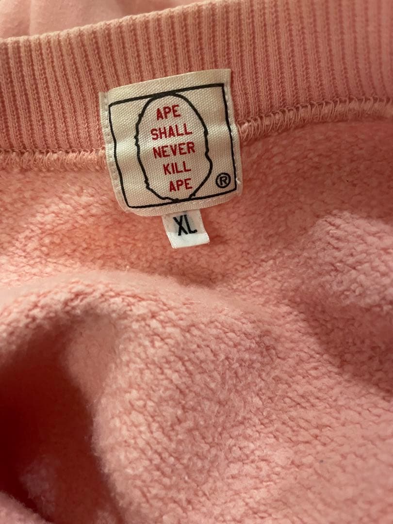 A bathing ape ベートーヴェンスウェット XL ピンク