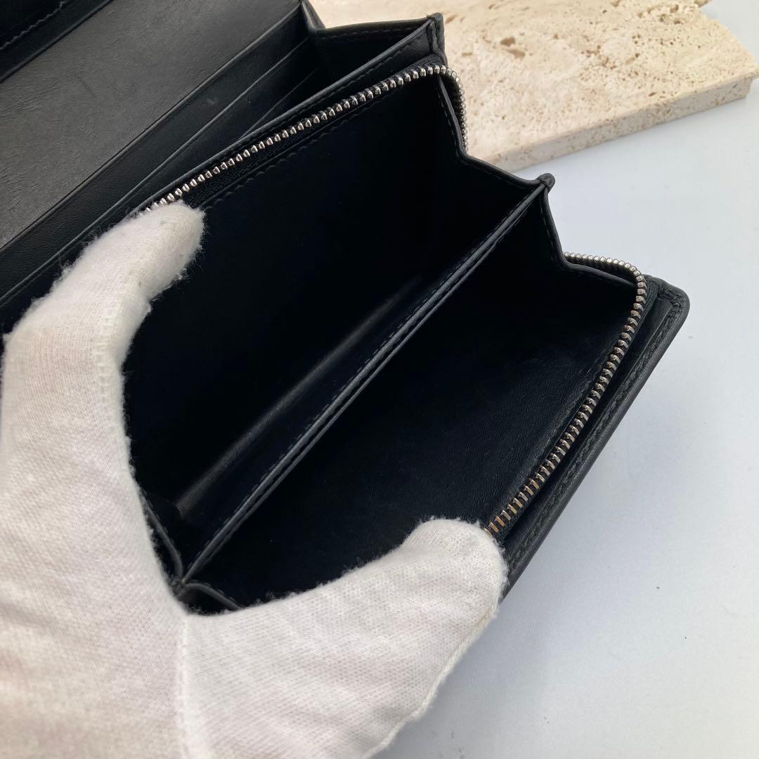 極美品！ ロエベ アナグラム ブラック レザー 17A - メルカリ