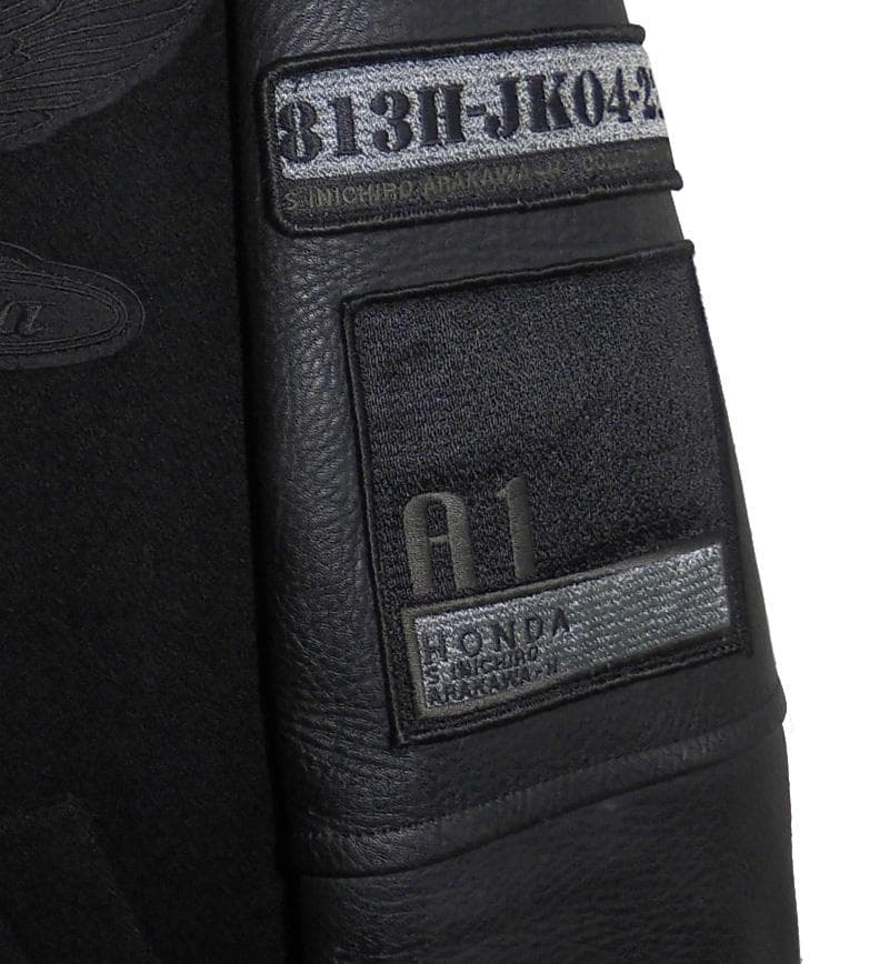 シンイチロウアラカワ × ホンダ 袖革スタジャン モーターサイクルジャケット L