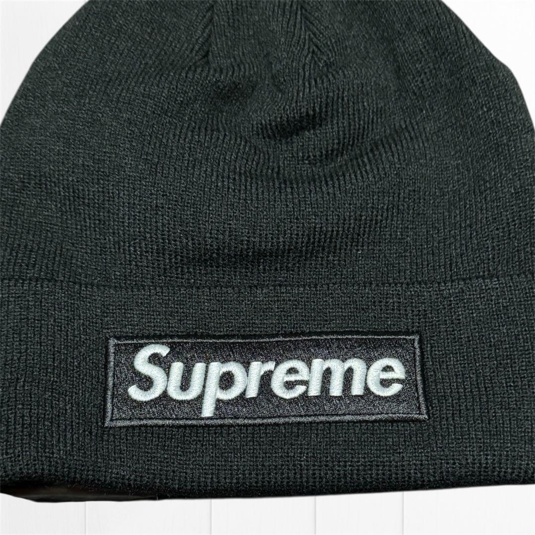 【田】Supreme×New Era Box Logo Beanie