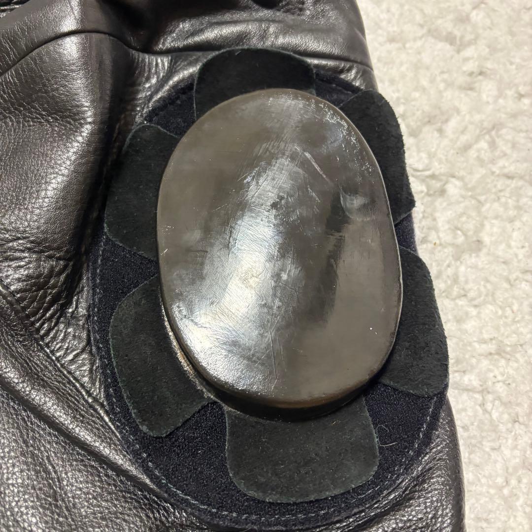 美品✨コミネ spazzioレザー ライディングパンツ レザーパンツ LLサイズ