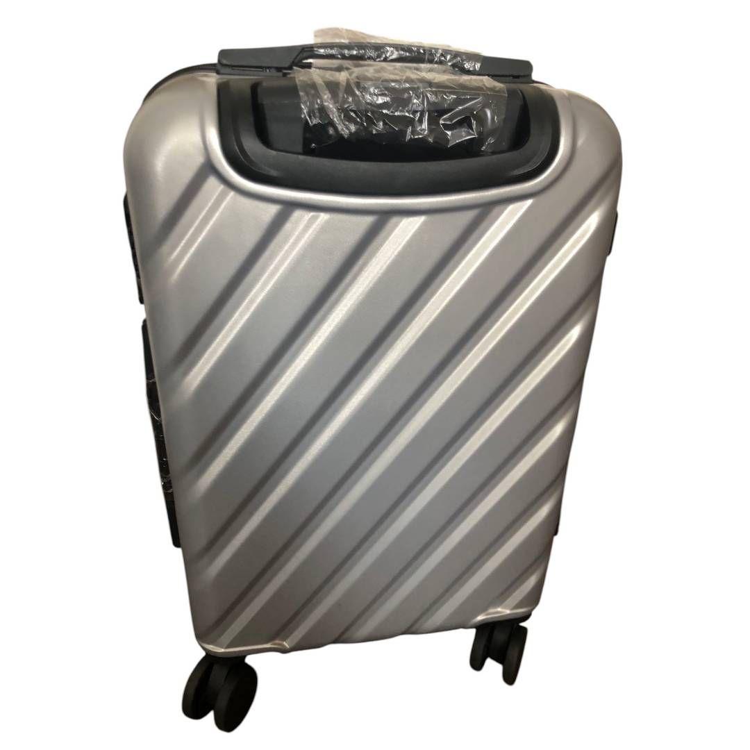 スーツケース【 XL】 キャリーケース 拡張機能付き 大容量 シルバー