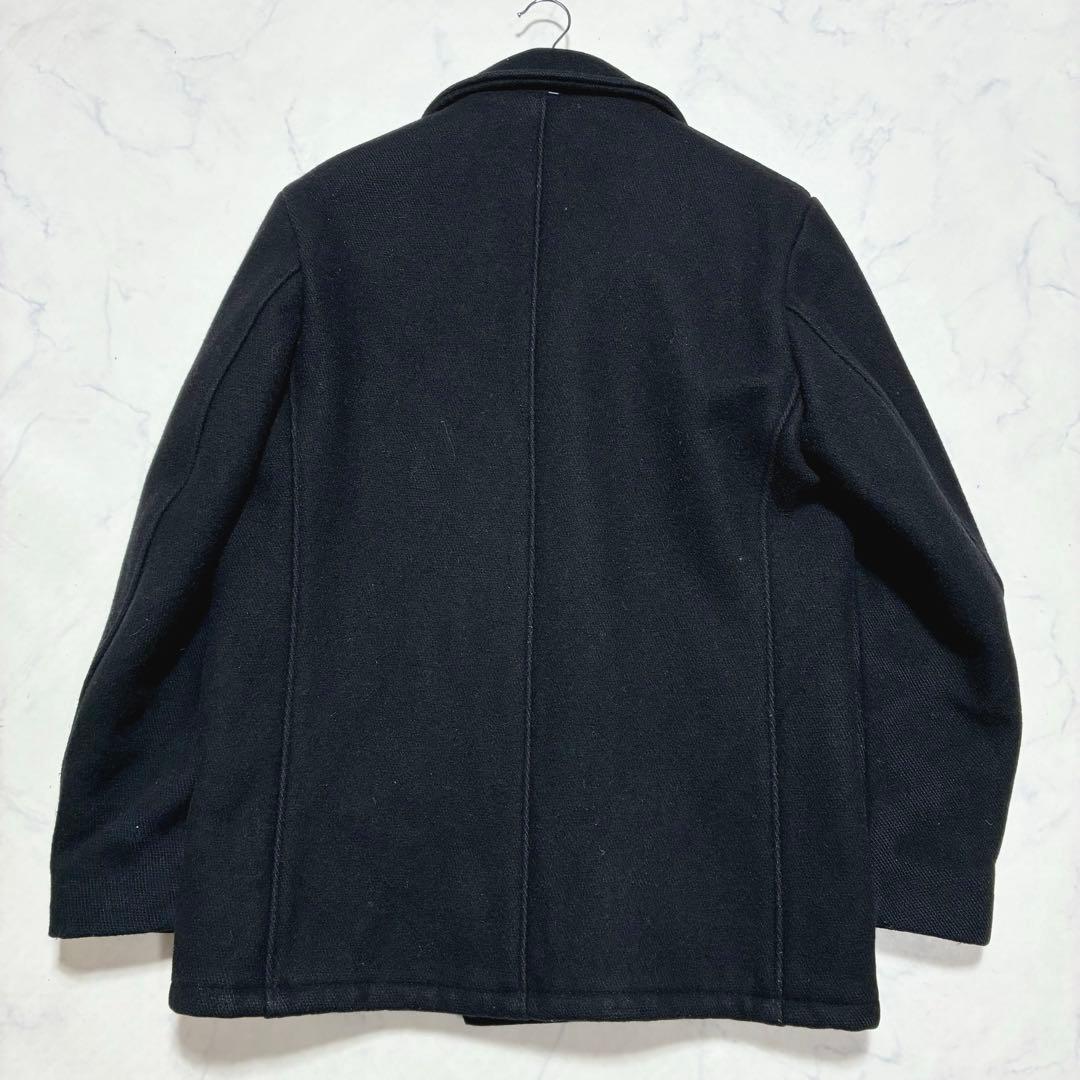 B品訳あり 希少/シングル✨Schott ピーコート 裏地キルティング