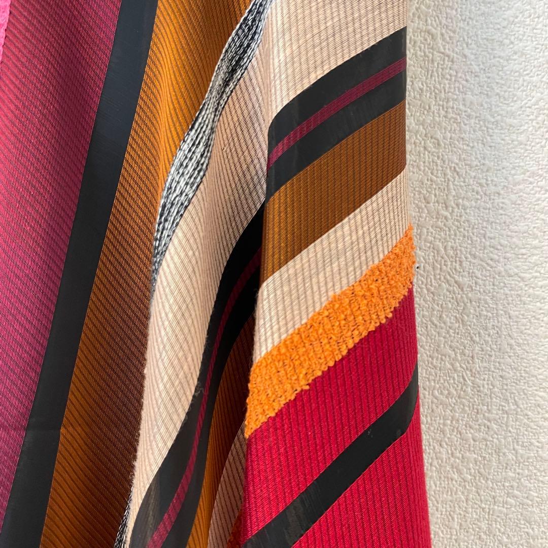 エポカ 40 マテリアルボーダー フレアスカート - メルカリ