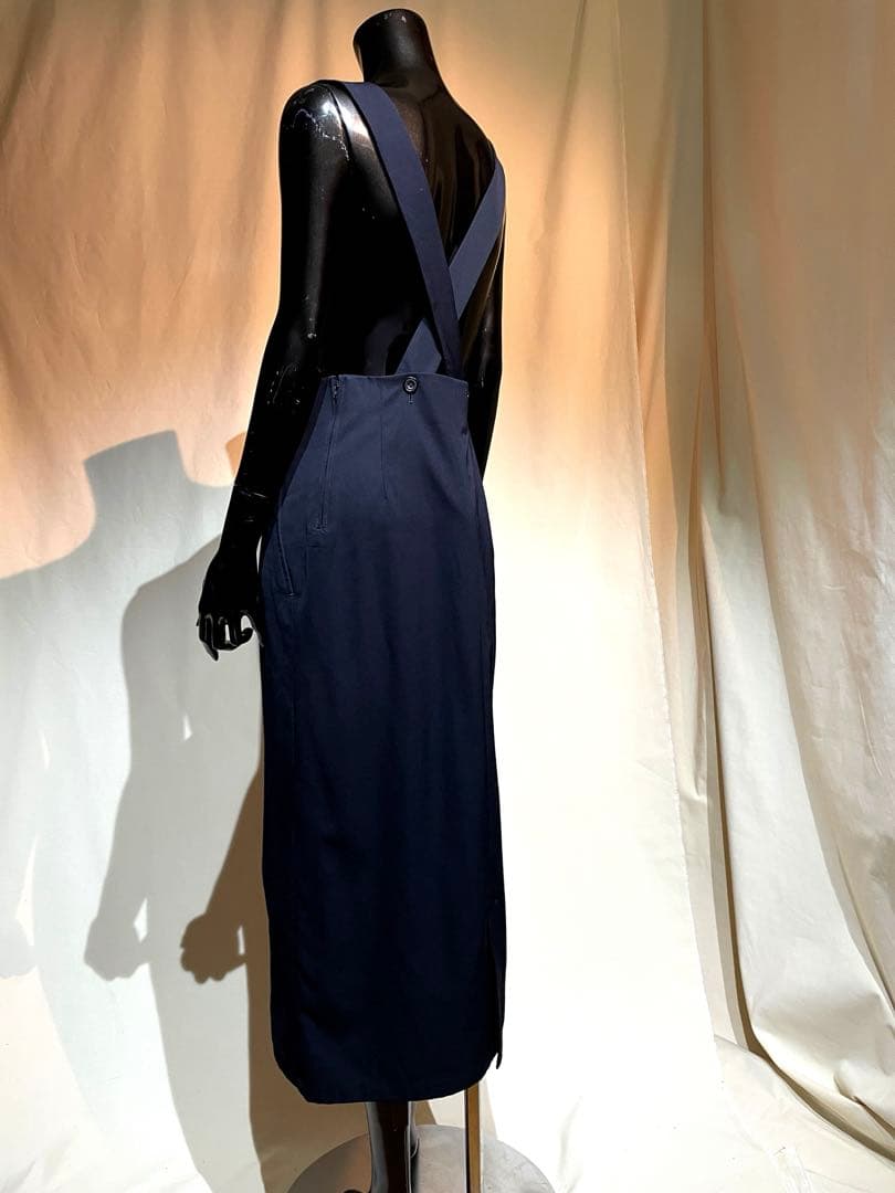 A/W2001 Y’s - ウールギャバサスペンダースカート ワイズ ヨウジ