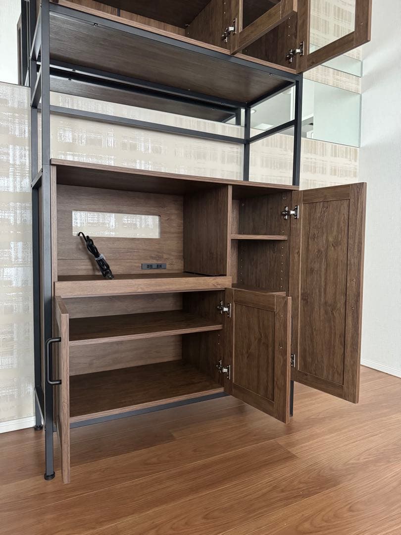 【SHKさま】お洒落で収納力抜群✨ニトリ　ヴィンテージテイスト　キッチンボード