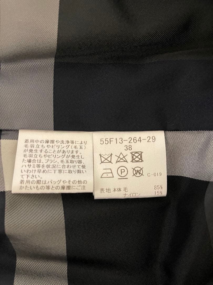 ブルーレーベルクレストブリッジ ブルゾン　ネイビー　38サイズ