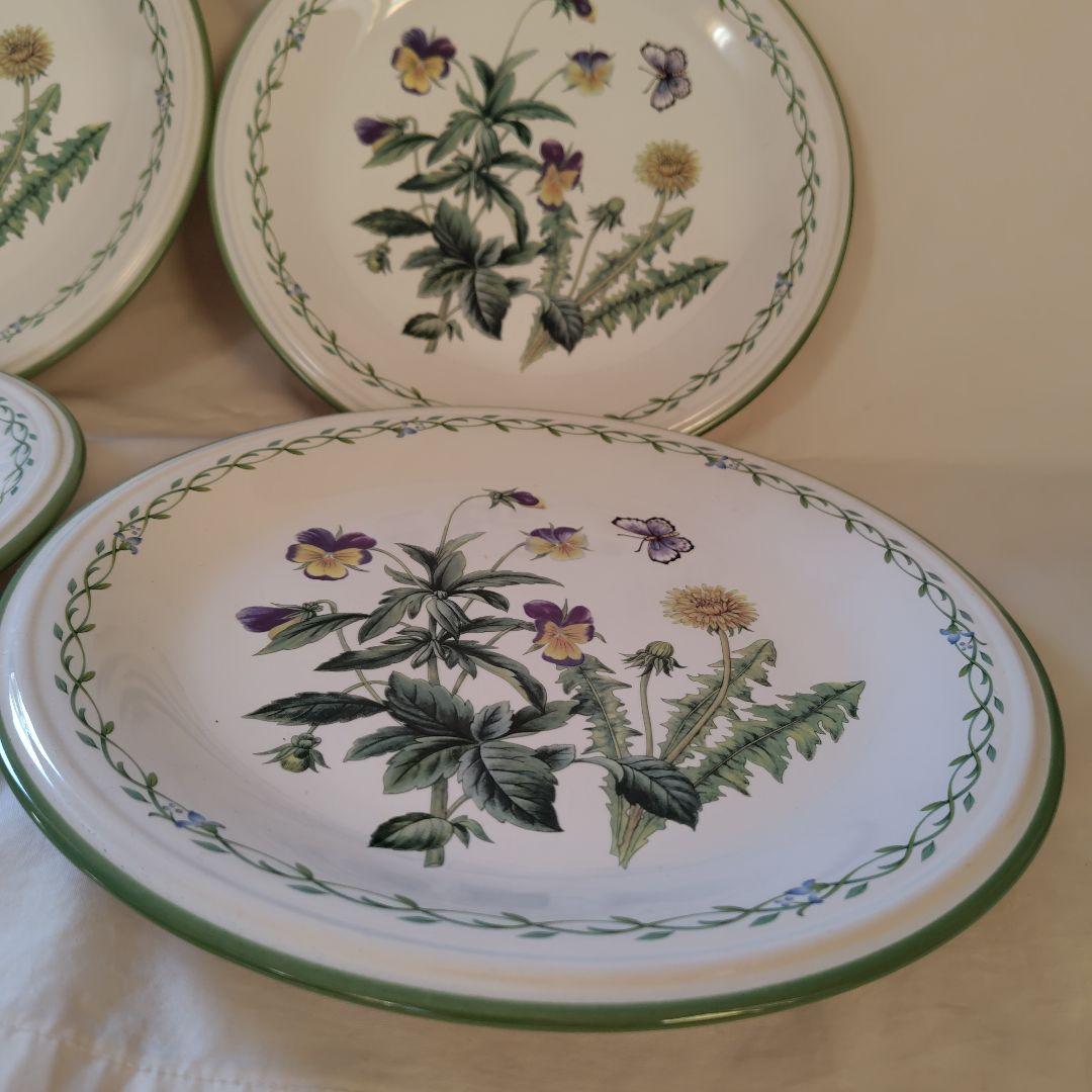 スタジオノバ ガーデンブルーム ディナープレート 4枚セット ガーデン