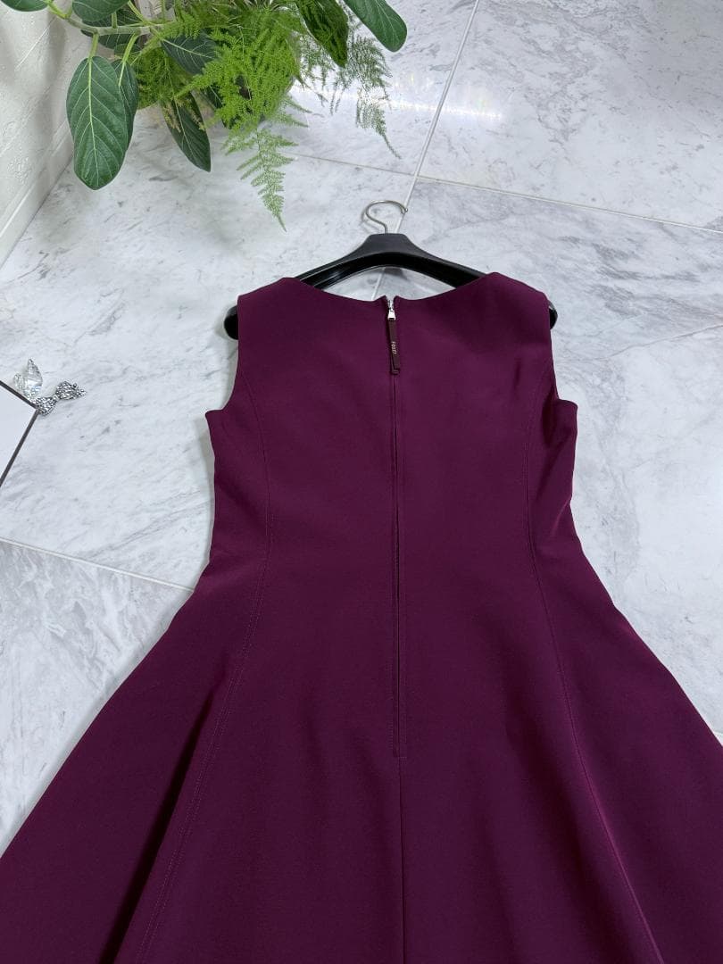 eric★FOXEY/フォクシーニューヨーク ドレス ベルフレア 38