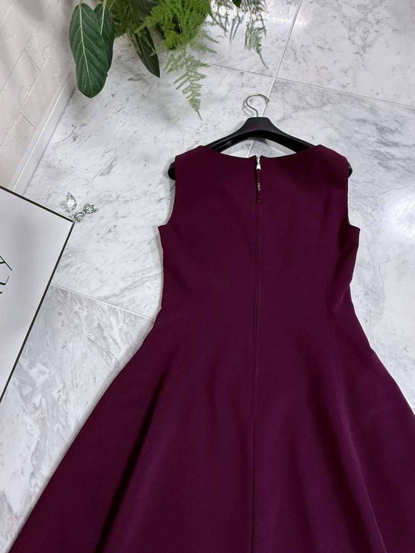 eric★FOXEY/フォクシーニューヨーク ドレス ベルフレア 38