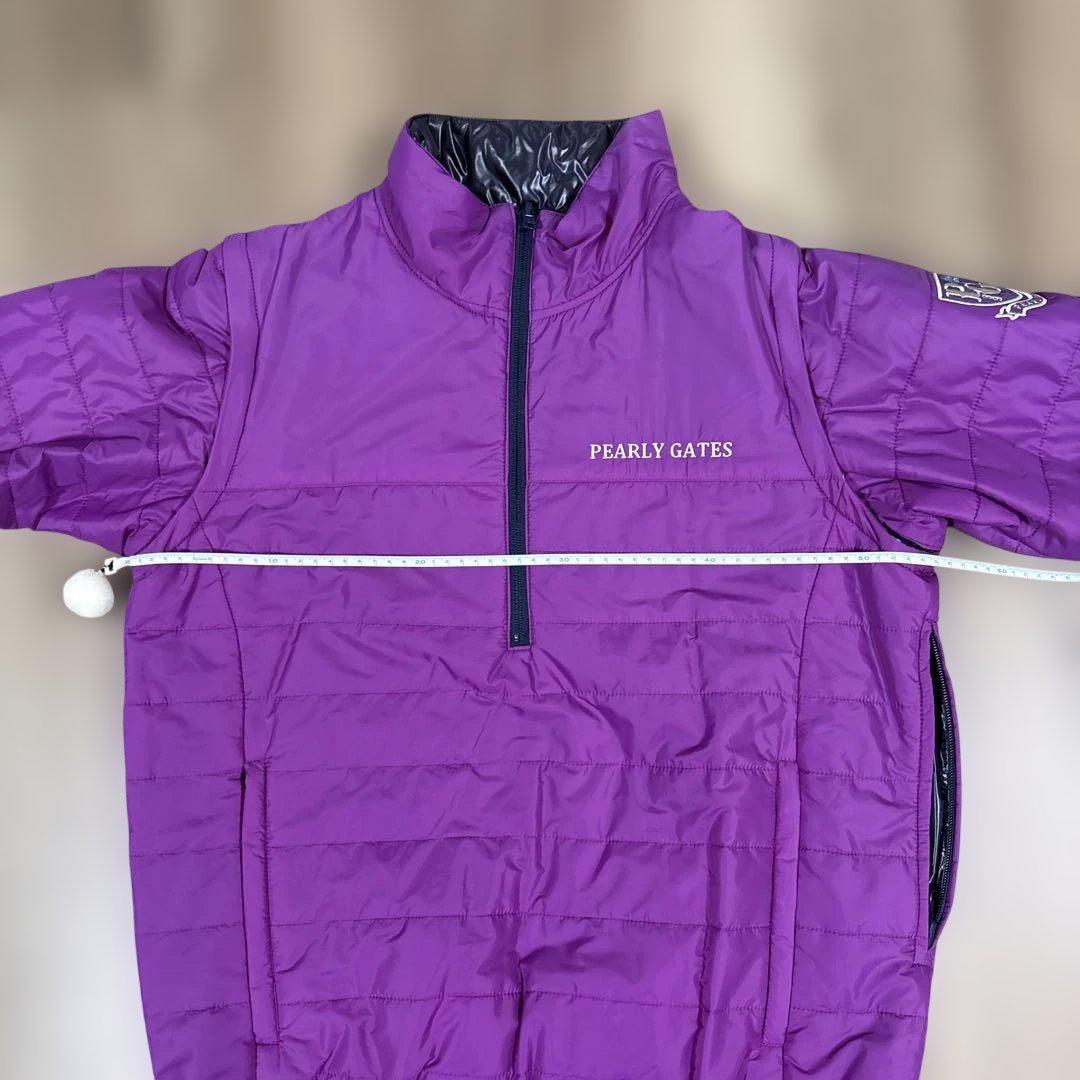 PEARLY GATES パープルジャケット ハーフジップ