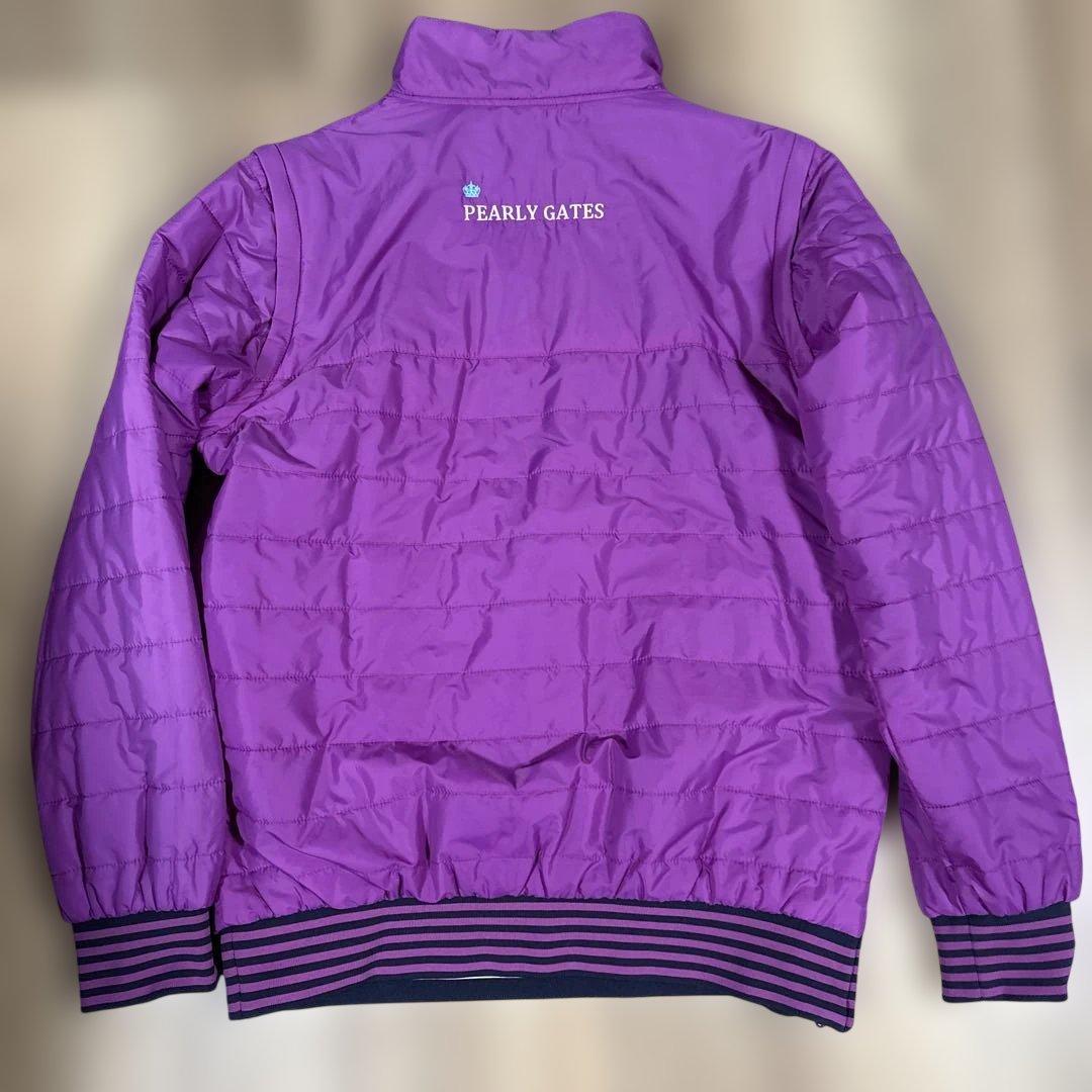 PEARLY GATES パープルジャケット ハーフジップ