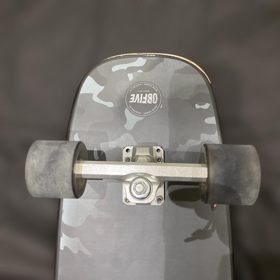 OBFIVE サーフスケート　31 黒カモフラ　USED
