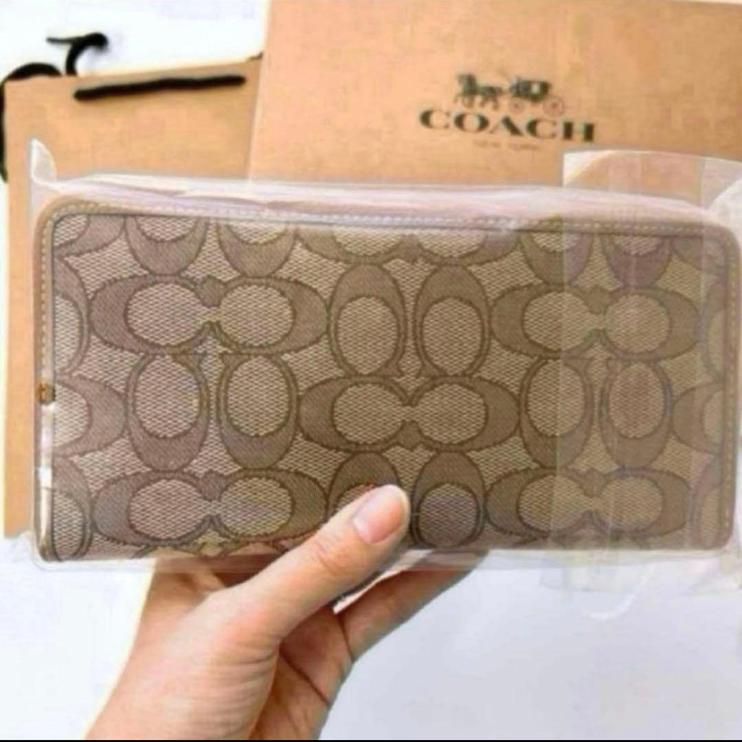 ✨新品未使用 ✨COACH 長財布 ミッキーマウス　シグネチャー柄