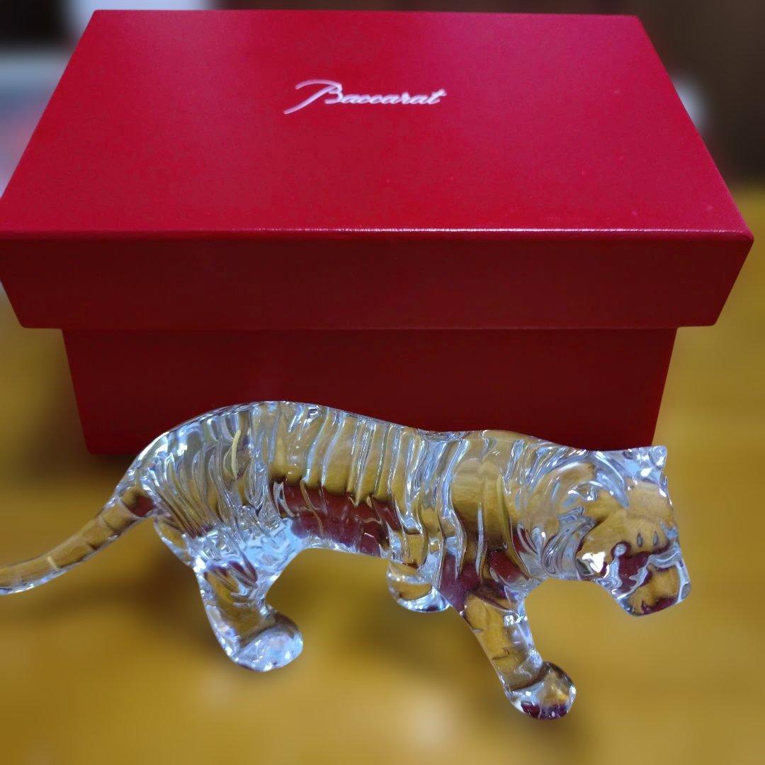 J*p様 Baccarat クリスタルガラス トラ 置物