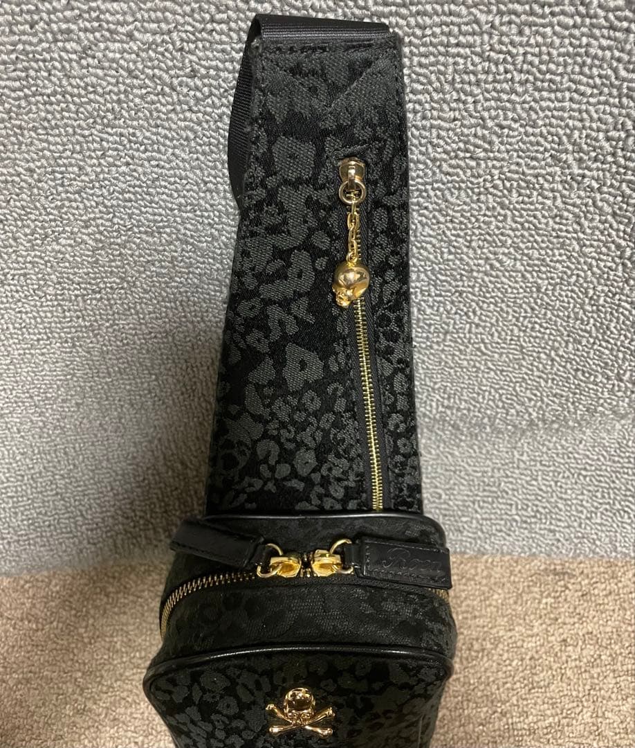 Roen ロエン ボディバッグ ワンショルダー レオパード スカル スタッズ